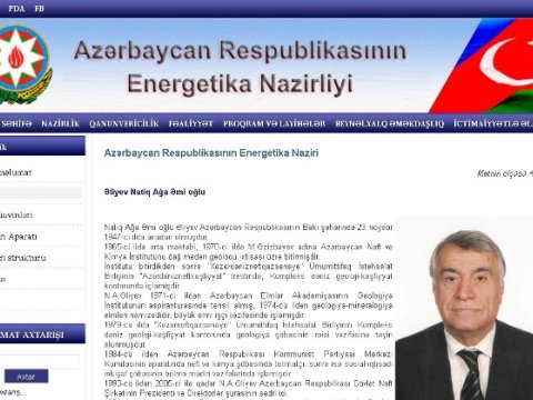 Natiq Əliyev hələ də nazir kimi g&ouml;stərilir - FOTO  &nbsp;