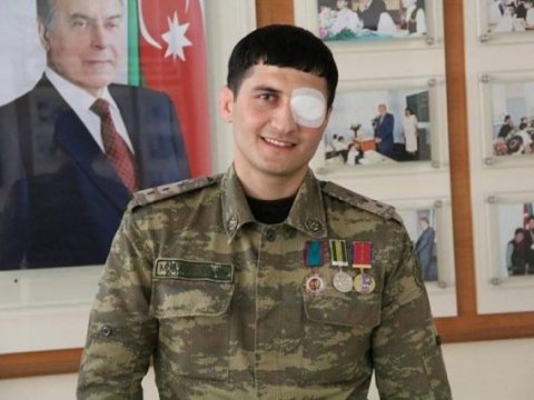 Mehriban Əliyeva yaralı zabitin müalicəsini üzərinə götürdü