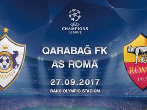 “Qarabağ” - “Roma” matçının 42 min bileti satılıb   