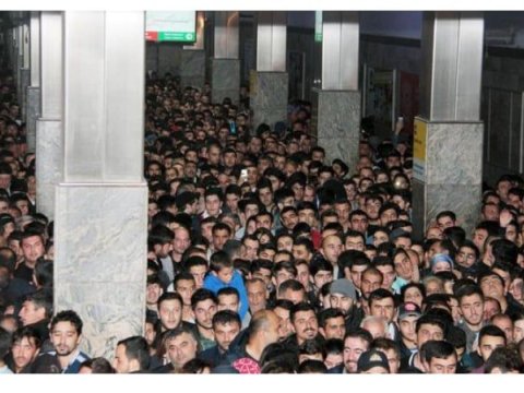 &ldquo;Qarabağ&rdquo; - &ldquo;Roma&rdquo; oyunundan sonra metroda 25 mindən artıq sərnişin daşınıb &nbsp;