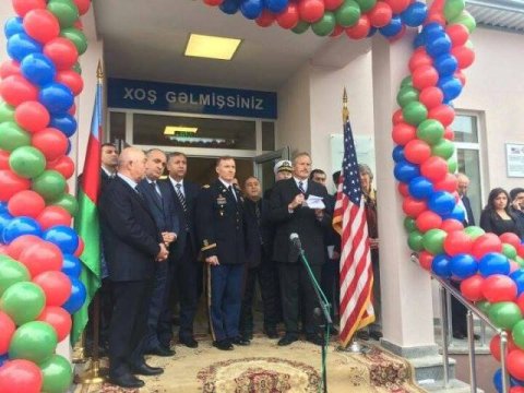ABŞ Laçından olan məcburi köçkünlər üçün məktəb tikdi – səfir açılış etdi