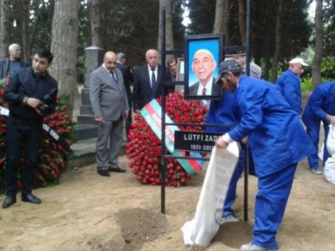 Lütfi Zadənin qəbirüstü abidəsi necə olacaq? - AÇIQLAMA   