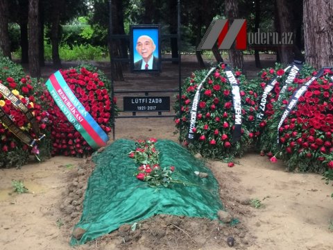 Lütfi Zadənin məzarını ziyarət edən varmı... - FOTOLAR  
