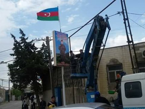 Sumqayıtda şəhid QALMAQALI - Həlak olmuş döyüşçülərin plakatları niyə söküldü… - FOTOLAR   