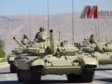 Naxçıvanda hərbi parad keçirildi - YENİLƏNİB - FOTOSESSİYA