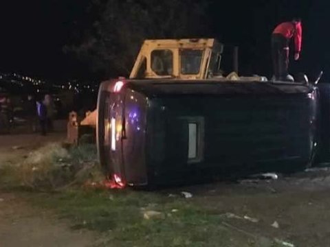 Ərdoğanın m&uuml;hafizə&ccedil;iləri qəzaya d&uuml;şd&uuml;: 4 yaralı