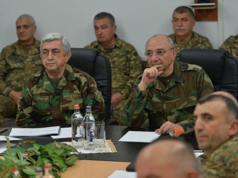 Sərkisyan Qarabağa gəldi