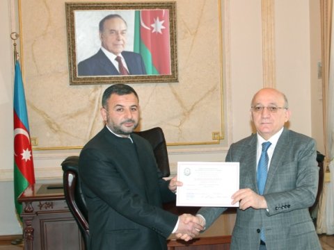 Cocuq Mərcanlı məscidinin dini icması rəsmən qeydə alındı   