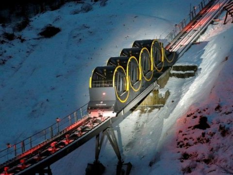 Dünyanın ən dik  funikulyoru istifadəyə veriləcək - İSVEÇRƏDƏ - FOTOLAR