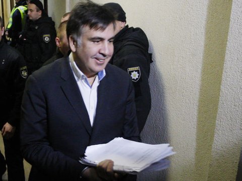 Saakaşvili Ukraynada yeni qalmaqal yaşadı