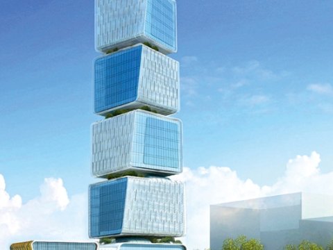 Vergilər Nazirliyinin yeni &nbsp;binası gələn il hazır olacaq - FOTO  &nbsp;