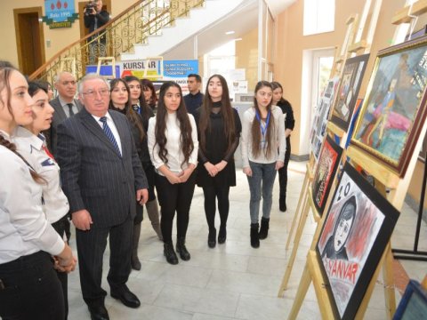 Rektordan 20 Yanvarla bağlı gənclərə ÇAĞIRIŞ - FOTOLAR