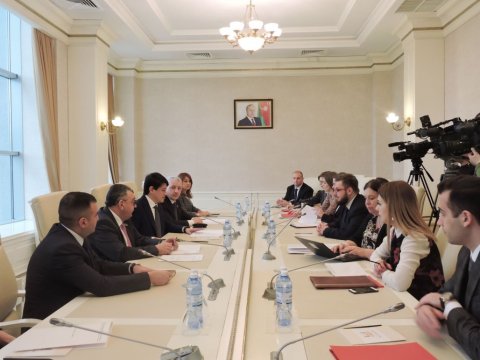 Avropa Şurasının Antidopinq Konvensiyasının monitorinq qrupu Milli Məclisdə olub