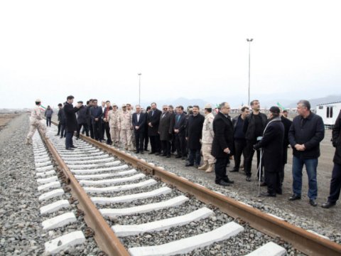 Rusiyadan gələn yük qatarı Azərbaycanda sınaqdan keçdi  