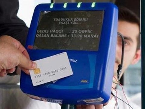 Daha bir marşrut xətti kart sisteminə keçdi