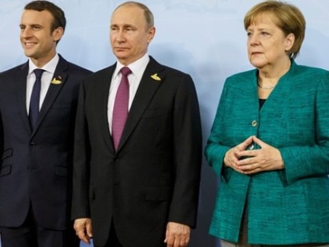 Makron və Merkel Putinlə atəşkəsi m&uuml;zakirə edəcək