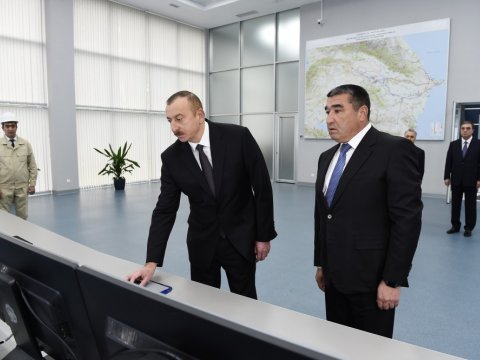 Prezident Mingəçevir SES-i işə saldı