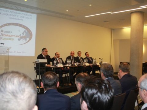 Avropa Azərbaycanlıları Konqresinin VI qurultayı işini yekunlaşdırıb