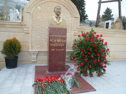 Bakıda Ağa Musa Nağıyevi anacaqlar