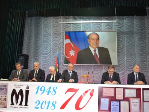 “Mingəçevir işıqları” qəzetinin 70 illik yubleyi keçirilib