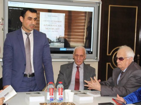 Jurnalistika fakültəsi kitab təqdimatına TOPLANDI 