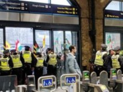 İngiltərədə PKK-&ccedil;ılardan Afrin etirazı