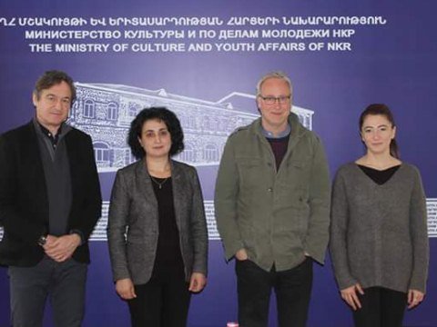 Bel&ccedil;ikalı kinorejissor və tələbələri Qarabağa səfər etdi