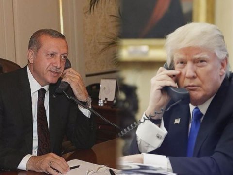 Trampla Ərdoğan telefonda m&uuml;zakirə apardı&nbsp;