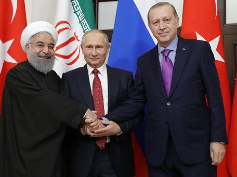 İran, Rusiya və Türkiyə liderləri Suriya ilə bağlı RAZILAŞDILAR