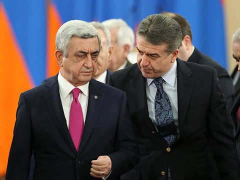Ermənilər Sarkisyanı baş nazir görmək istəmir