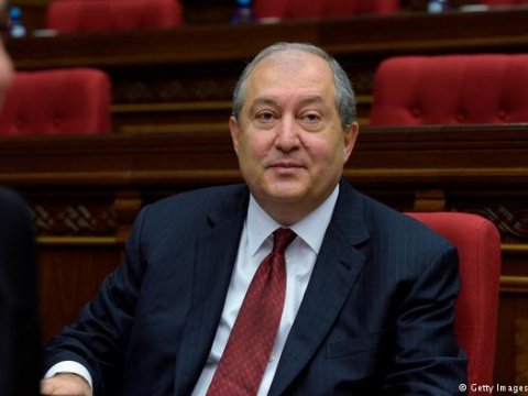 Ermənistanda prezidentin inauqurasiya mərasimi yekunlaşıb