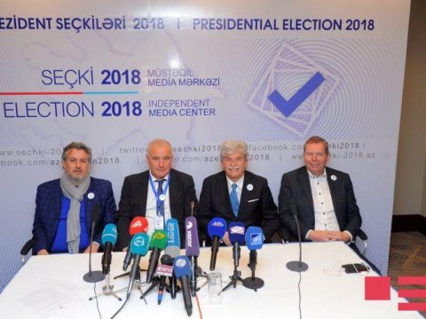 Beynəlxalq m&uuml;şahidə&ccedil;ilərdən se&ccedil;kilərlə bağlı - Bəyanat