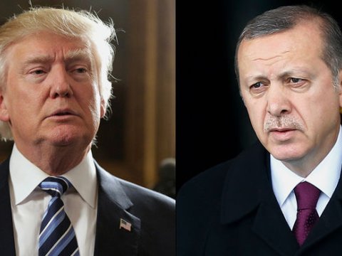 Trampla Ərdoğan Suriyanı müzakirə etdi