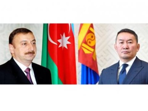 Monqolustan prezidenti İlham Əliyevə zəng etdi