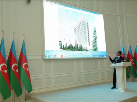 Elmar Vəliyev Gəncənin hesabatını verdi -  FOTO - VİDEO