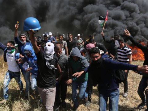 İsrail ordusu fələstinlilərə atəş açdı: 25 ölü, 1000 yaralı - YENİLƏNİB