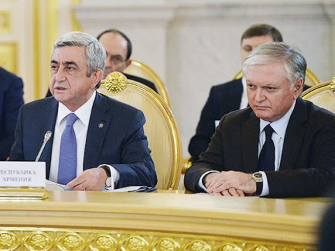 Nalbandyan XİN-i tərk etdi, Sarkisyanla vidalaşdı