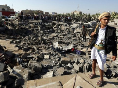 Yəmən bombalandı, 30 husi həlak oldu