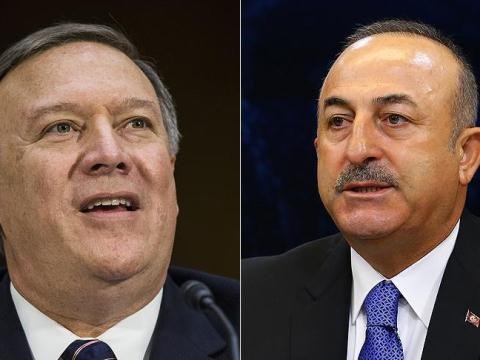 Çavuşoğlu Vaşinqtonda Pompeo ilə görüşəcək