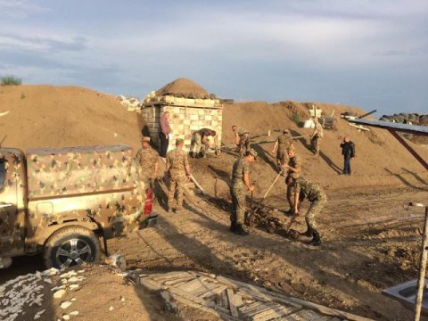 Ermənilər Qarabağda yeni səngərlər qazmağa başladı – FOTOLAR