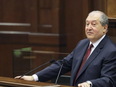 Ermənistan prezidenti Qarabağa gəldi