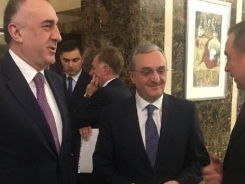 Elmar Məmmədyarov Ermənistanın yeni xarici işlər naziri ilə görüşdü - FOTO