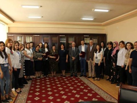 Mərkəzi Elmi Kitabxana və BDU arasında Memorandum imzalandı-FOTOLAR 