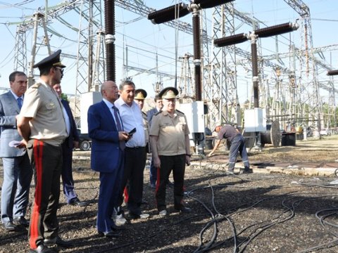 Kəmaləddin Heydərov qəza yerində tapşırıqlar verdi - FOTOLAR   