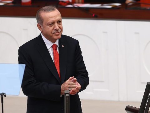 Ərdoğanın andiçmə mərasimi keçirildi - VİDEO