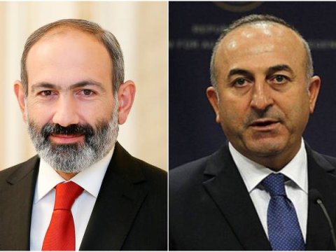 Çavuşoğlu Paşinyanı təbrik etdi