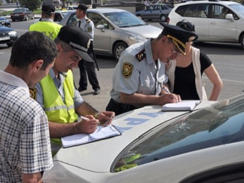Bu il Bakıda 40 min piyada cərimələnib