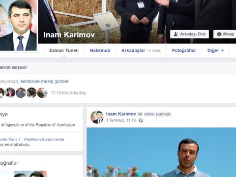 Kənd təsərrüfatı naziri Facebook-a gəlib - FOTO