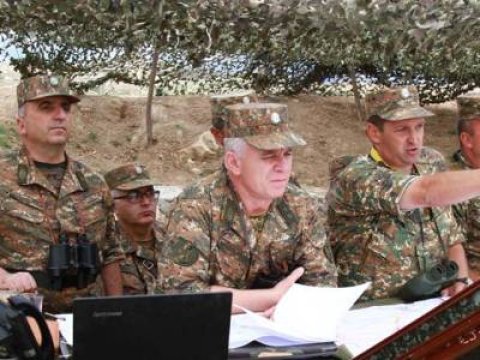 Ermənilər Qarabağda hərbi təlimlər keçirib