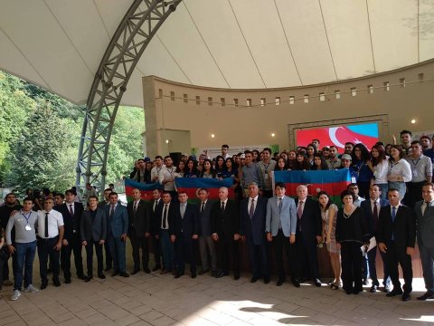 Diaspor Gənclərinin I Yay düşərgəsinin açılışı olub - FOTOLAR